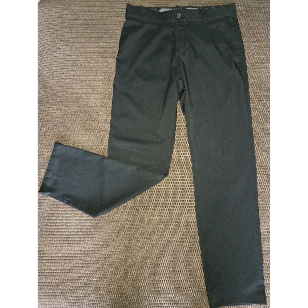 MEN'S NIKE GOLF DRESS PANTS Dri Fit Black 30 X 30 Stardard Straight